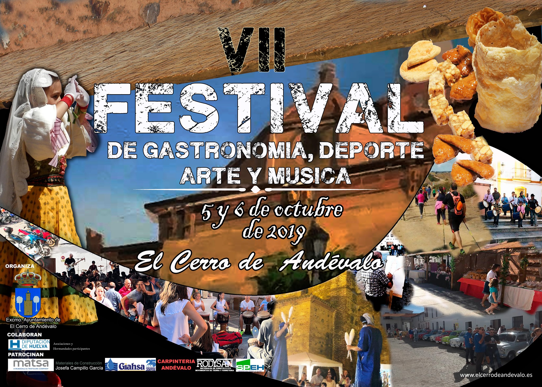 cartel festival gastronomia para enviar