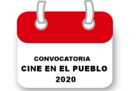 Logo convocatoria cine en el pueblo2020