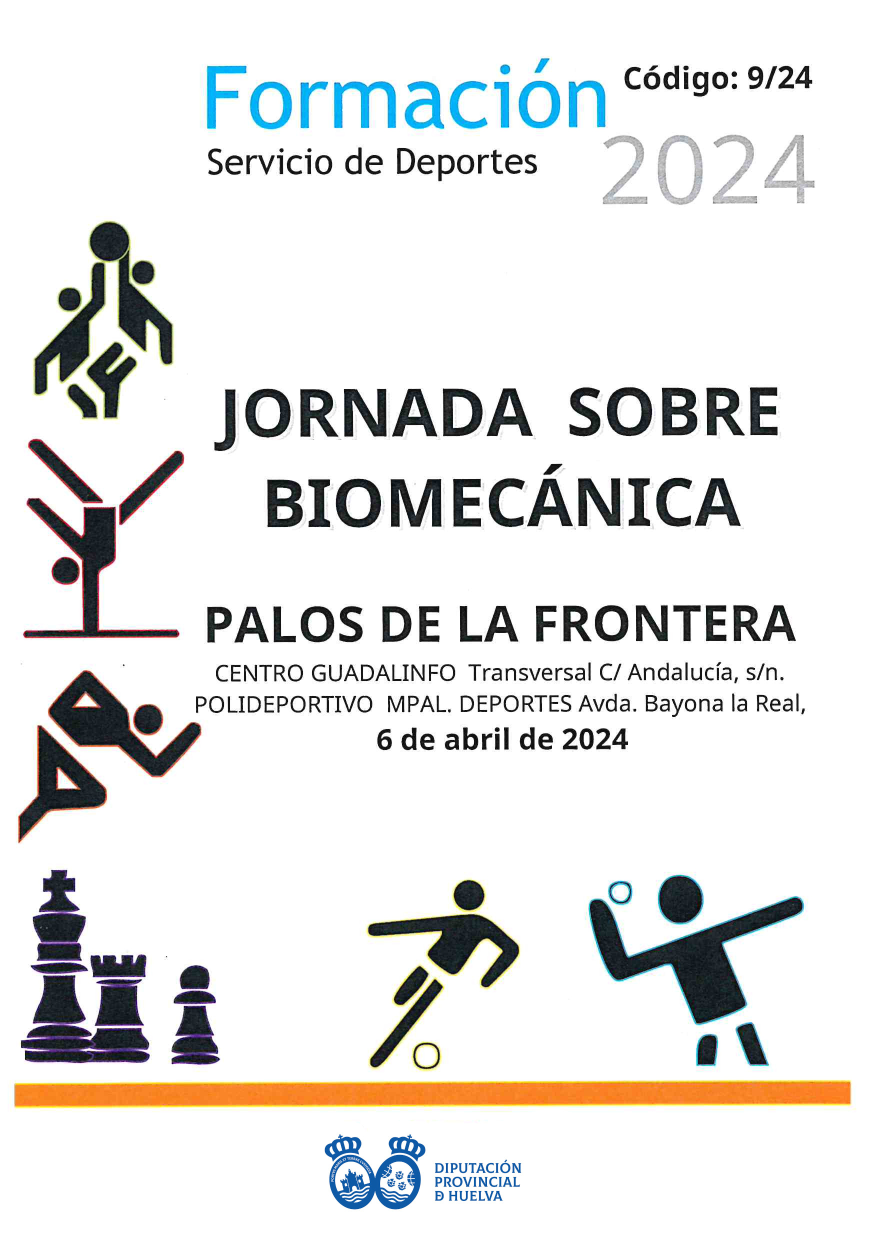 2024 CARÁTULA Jornada Biomecánica PALOS DE LA FRONTERA 6 abr