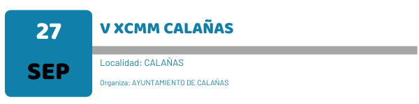 CP CICLISMO PRUEBAS 2020 XCMM CALAÑAS