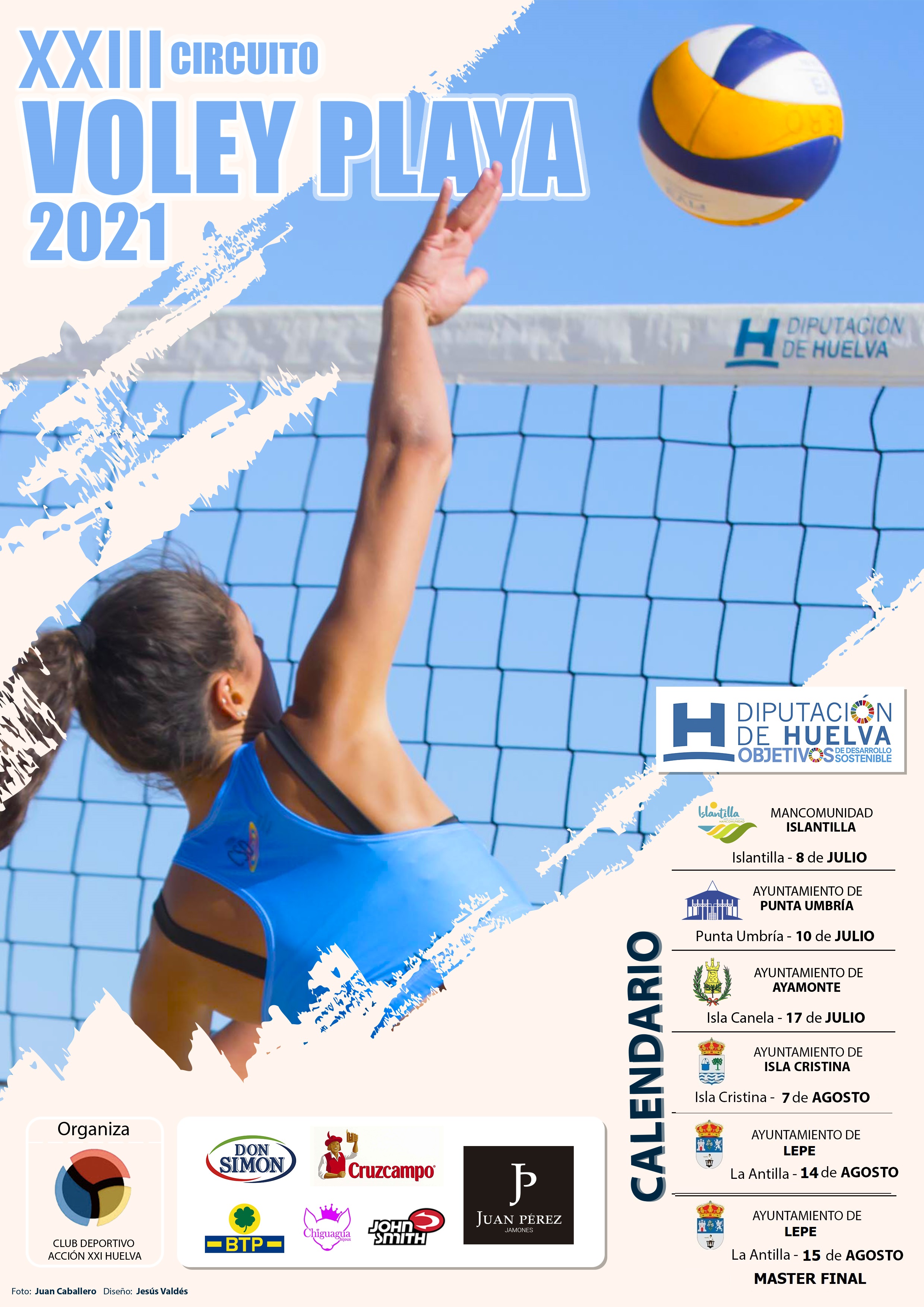 Cartel Circuito Voley Playa 2021