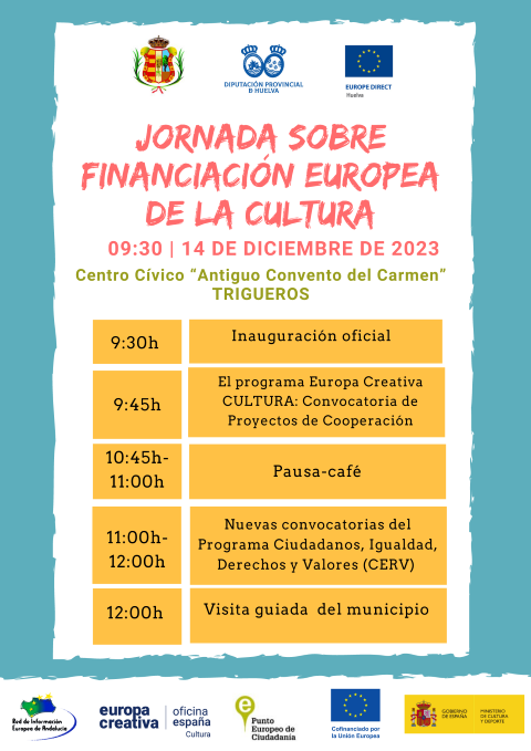 JORNADA SOBRE FINANCIACIÓN EUROPEA DE LA CULTURA