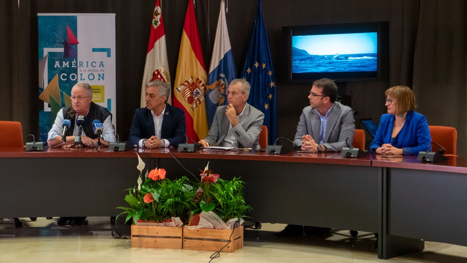 251019 Presentación regata en el Cabildo de La Gomera