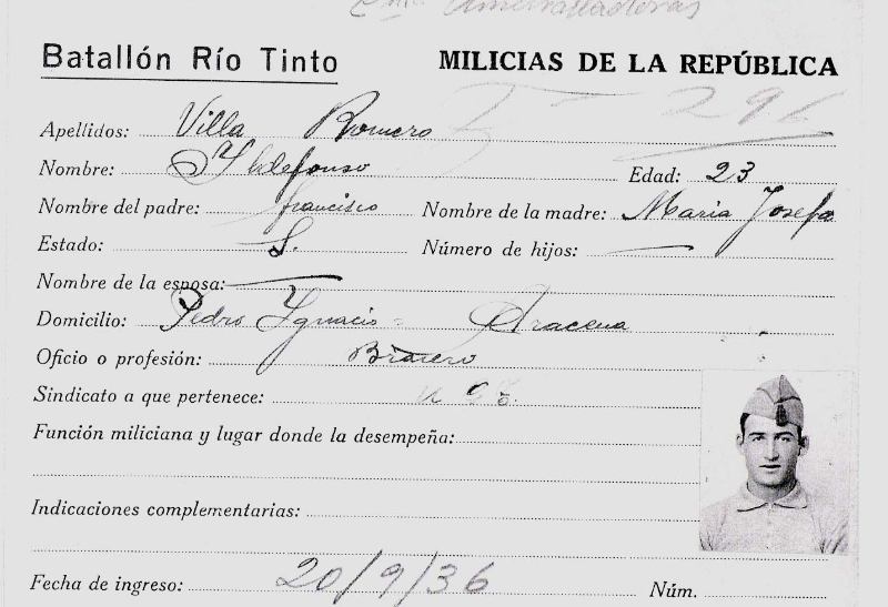 VILLA ROMERO, ILDEFONSO