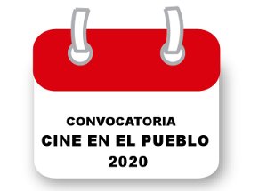 Logo convocatoria cine en el pueblo2020