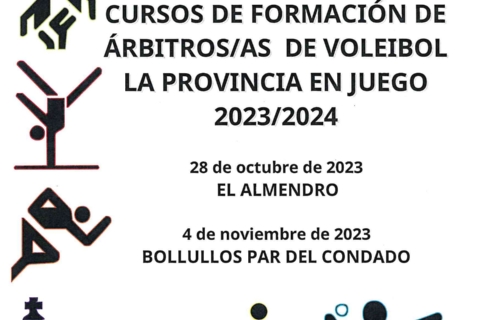 2023  CARÁTULA  Curso árbitros Voleibol 28 oct y 4 nov