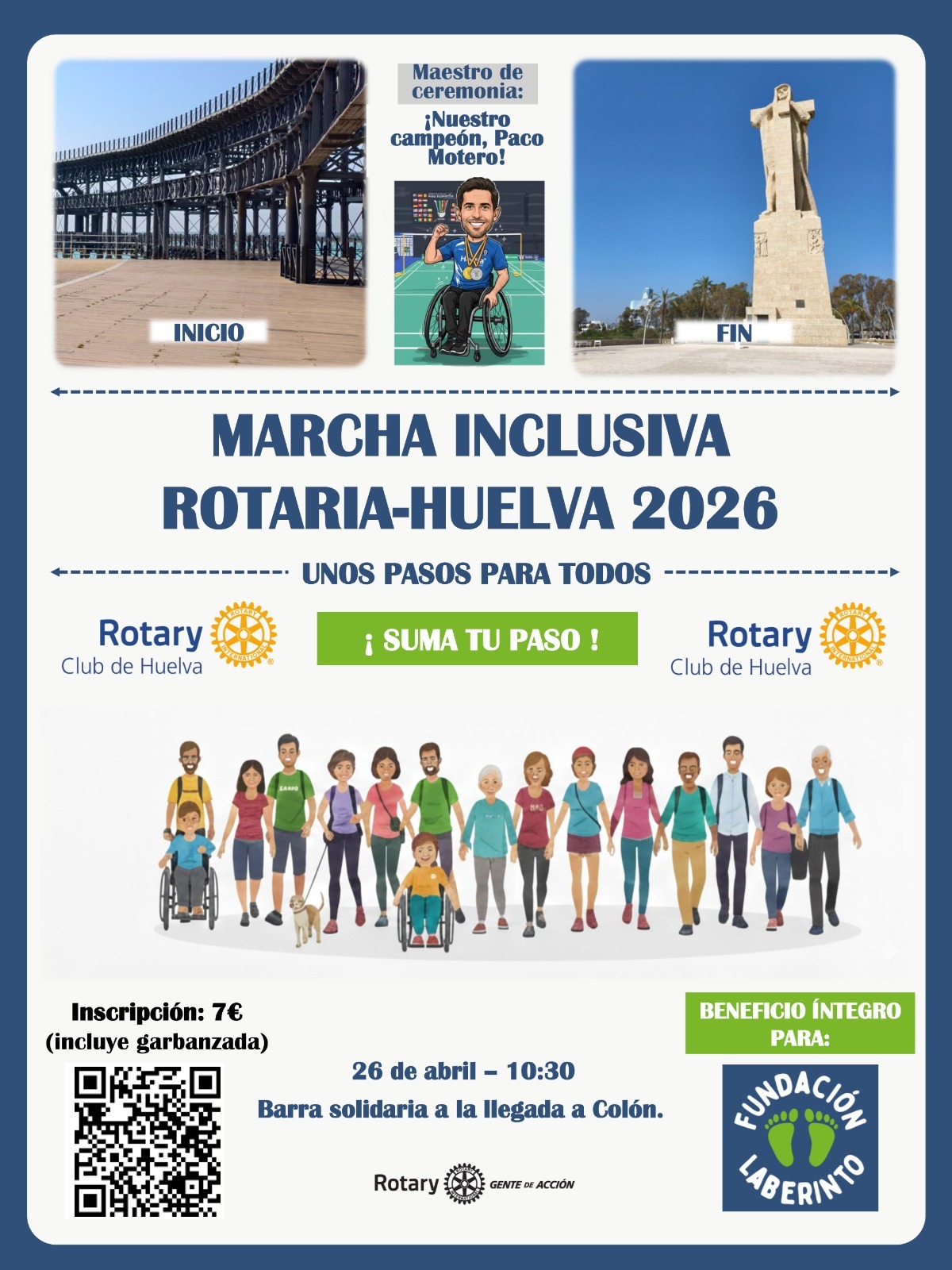 Marcha Inclusiva Rotaria Huelva 2026
